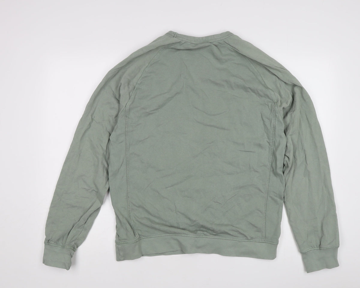 Womens UK Size M John Lewis Green Pullover Sweatshirt