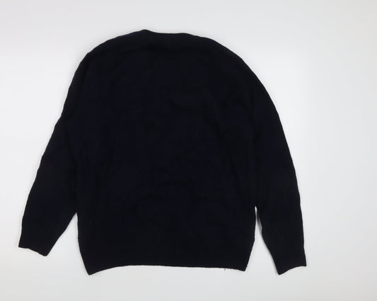 Lincoln Men's Black Pullover Jumper - Size L
