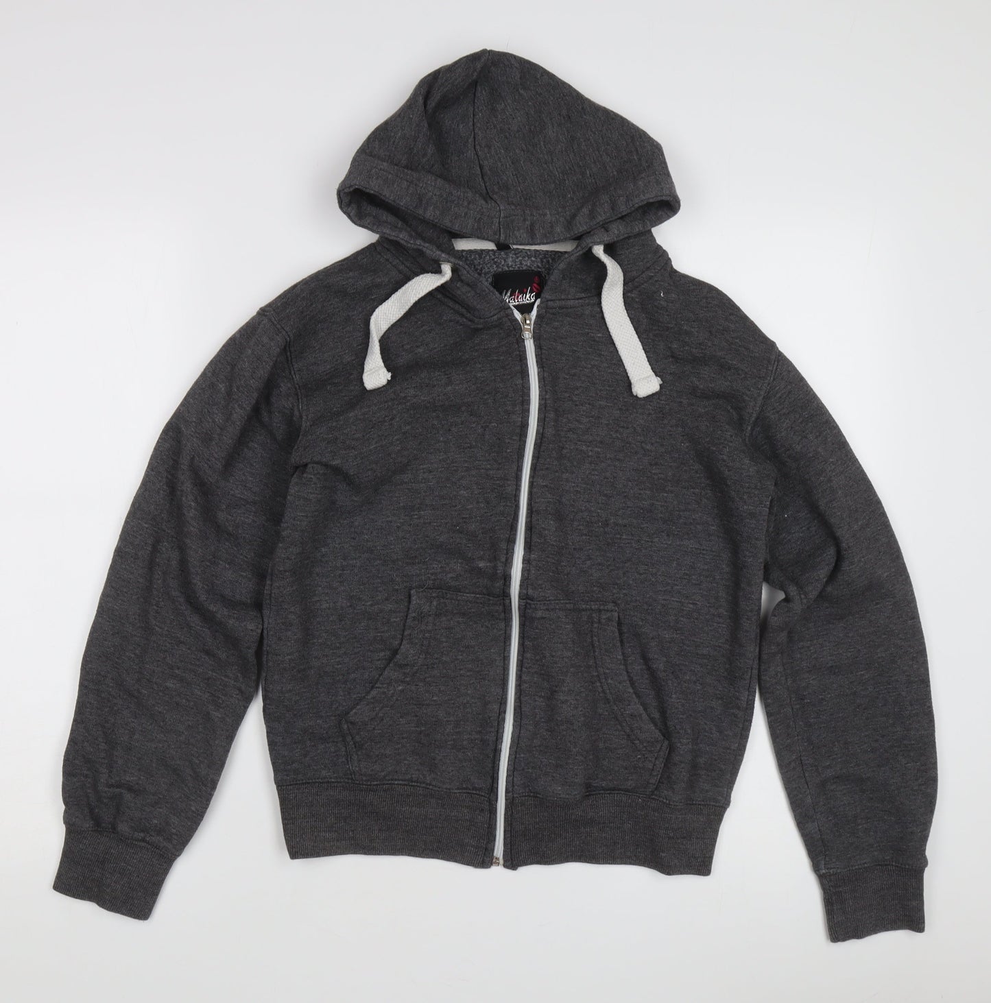 Malibu Women's Grey Full Zip Hoodie Size L