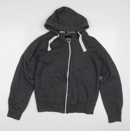 Malibu Women's Grey Full Zip Hoodie Size L