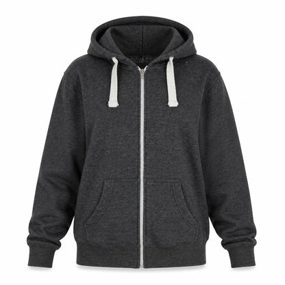 Malibu Women's Grey Full Zip Hoodie Size L
