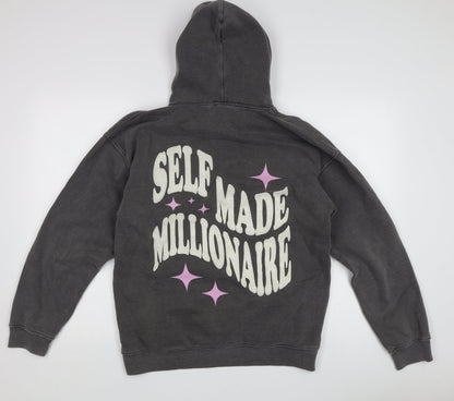 Noir Menswear Unisex Hoodie Black S Pullover Graphic