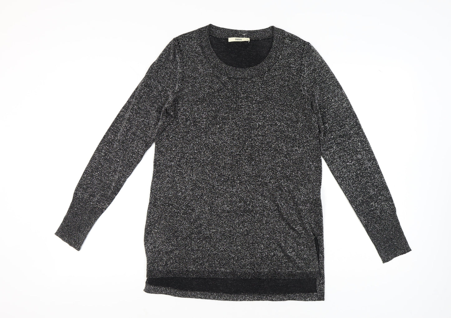Womens UK Size M Oasis Black Pullover Jumper