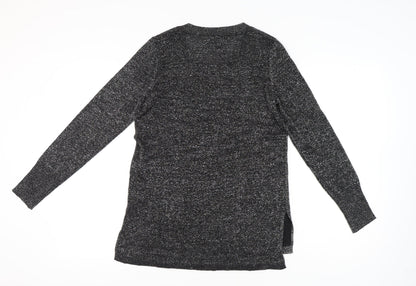 Womens UK Size M Oasis Black Pullover Jumper