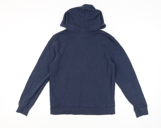 Womens UK Size 8 Marks and Spencer Blue Pullover Hoodie