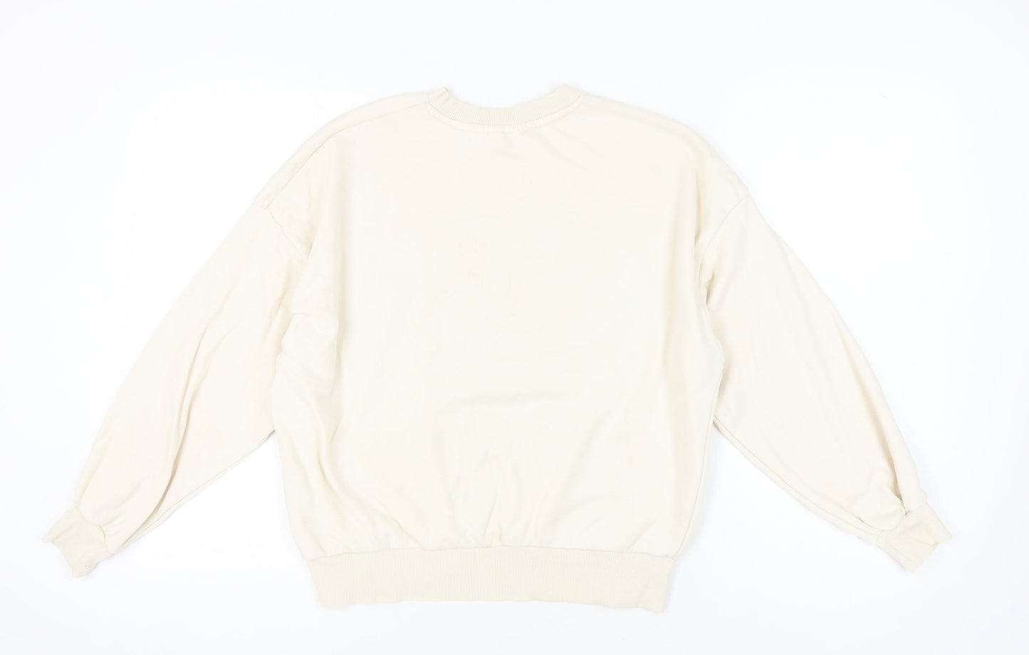 H&M Women's Beige NY Jets Pullover Sweatshirt Size 6