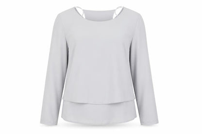 Womens UK Size 10 F&F Grey Basic Blouse