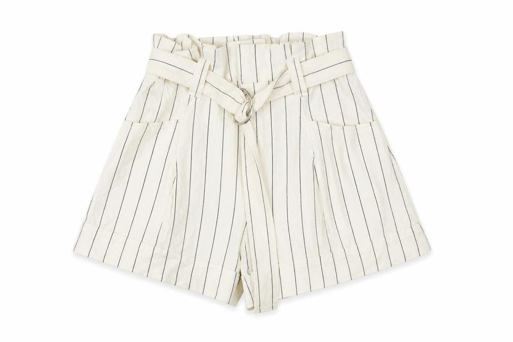 Womens UK Size 8 Bershka Relaxed Fit Paperbag Shorts