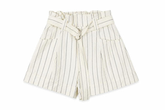 Womens UK Size 8 Bershka Relaxed Fit Paperbag Shorts