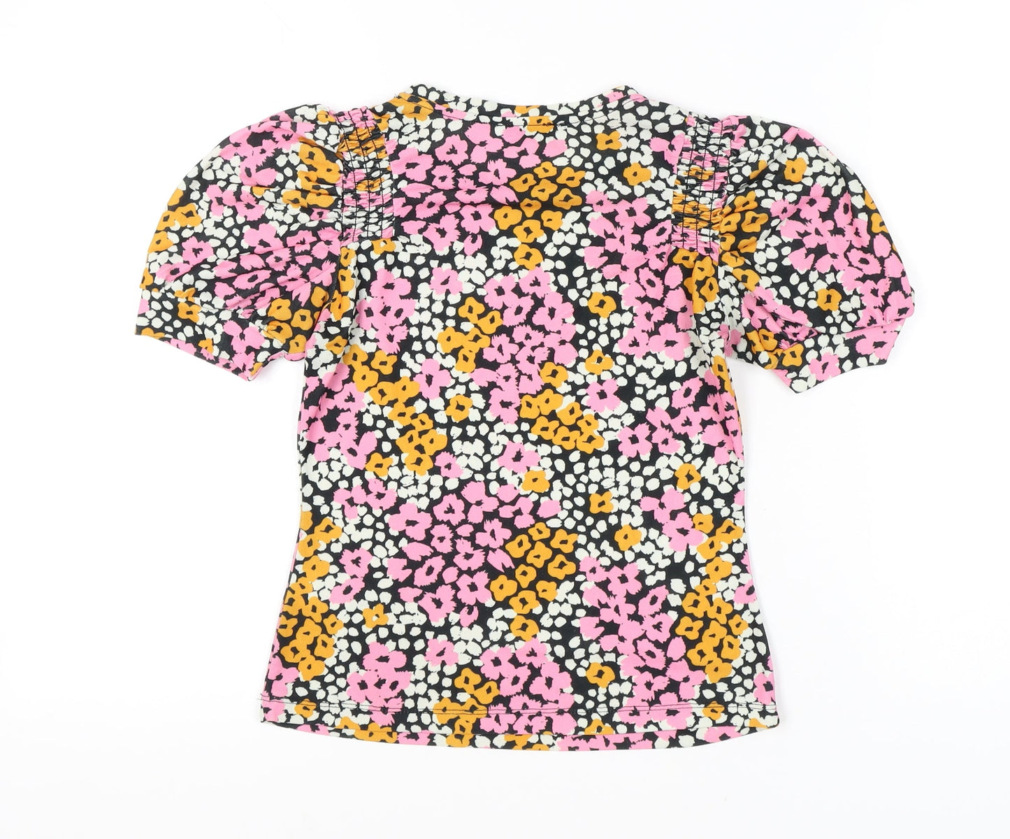 Womens UK Size 8 Warehouse Multicoloured Basic Blouse