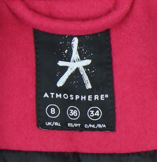 Atmosphere Women’s Pink Motorcycle Jacket Size 8