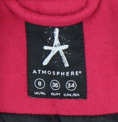Atmosphere Women’s Pink Motorcycle Jacket Size 8