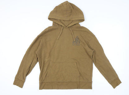 Mens UK Size S River Island Brown Pullover Hoodie