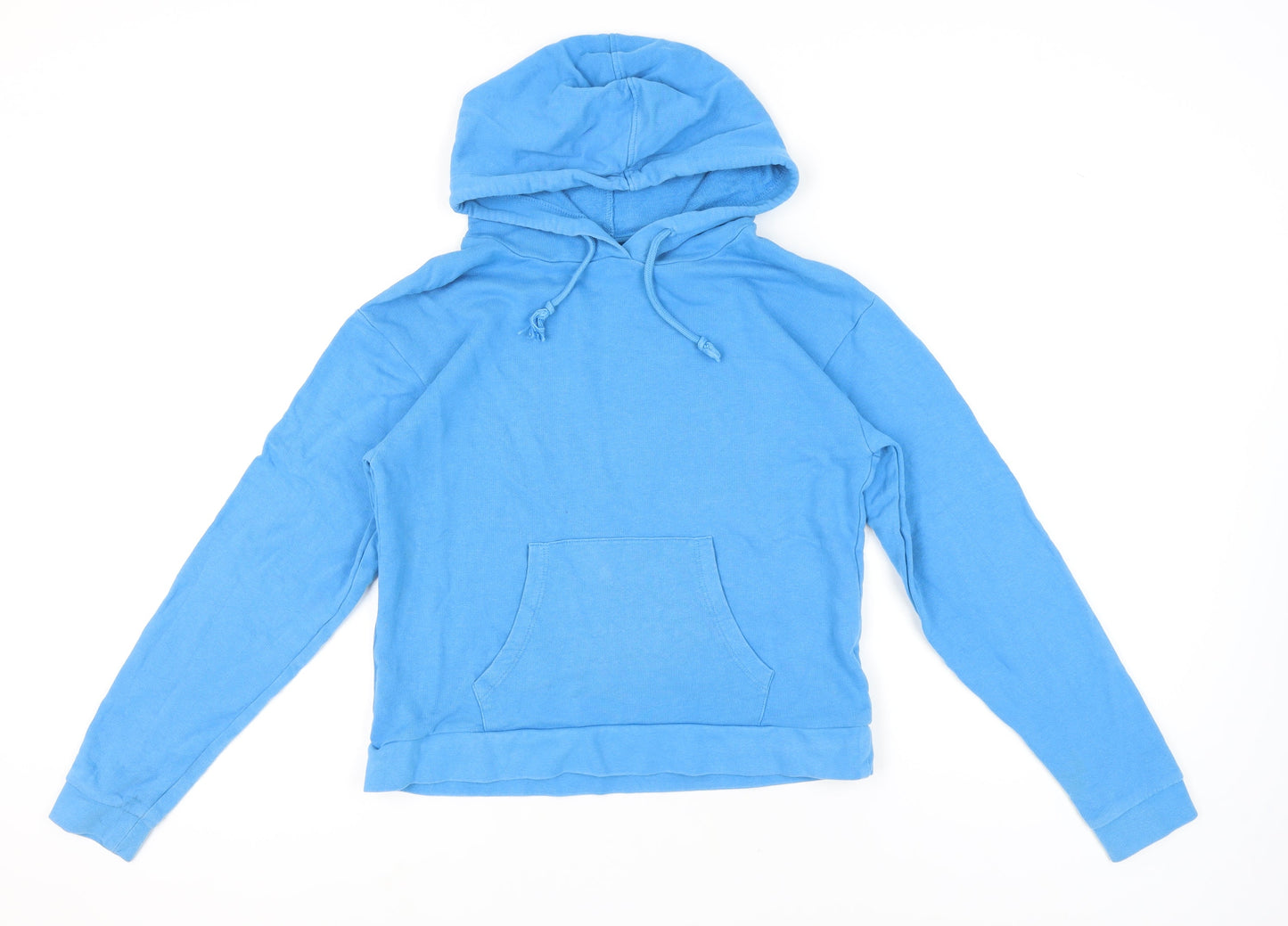 Topshop Women's Blue Pullover Hoodie UK 10