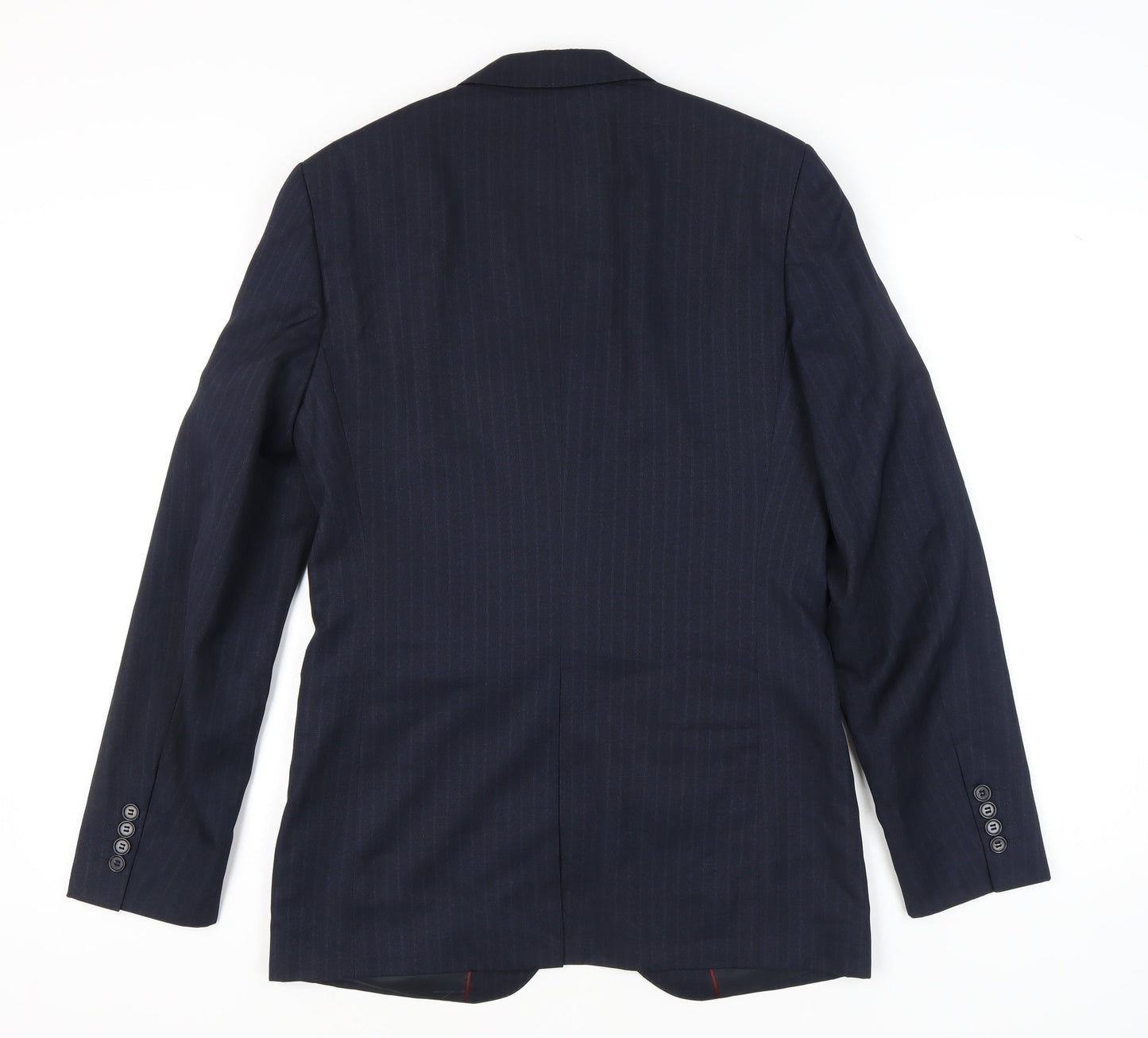 Busen Men's Blue Striped Suit Jacket 44/32