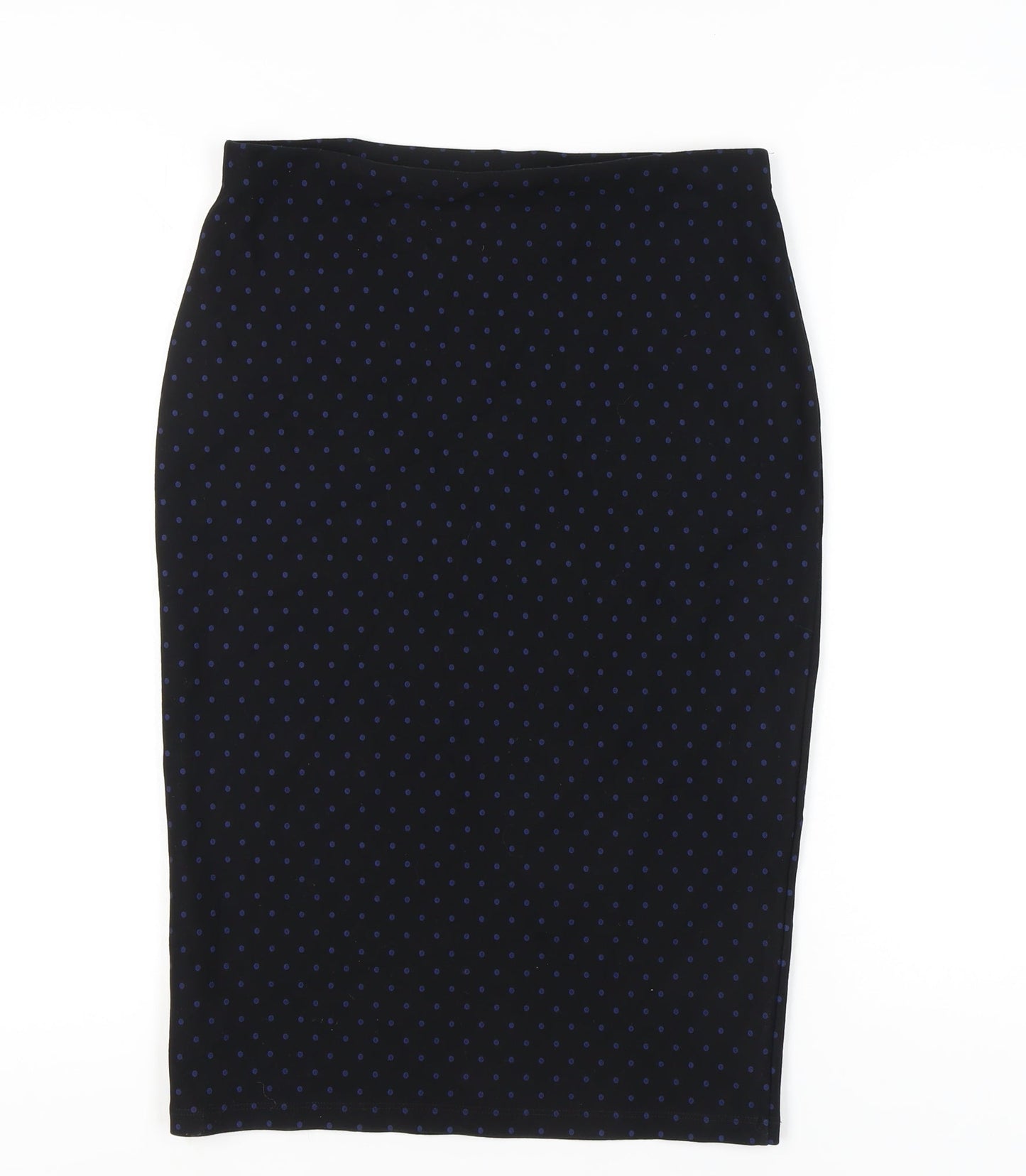 Marks and Spencer Women's Black Polka Dot Pencil Skirt