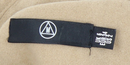 Missguided Women’s Beige Long Coat UK Size 6