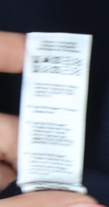 F&F Women's Blue Wool Pea Coat, Size M, Mid-Length