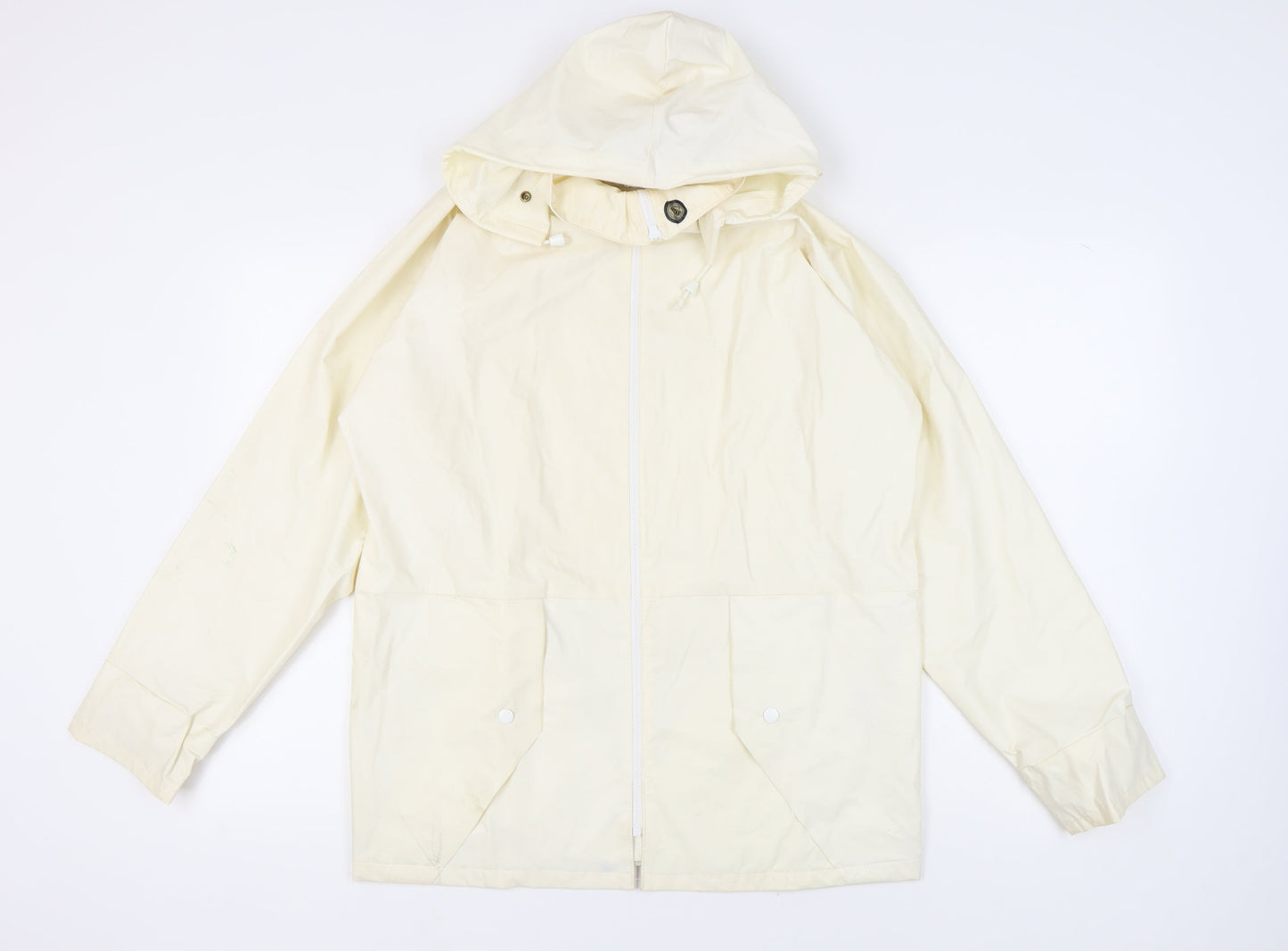 Mens UK Size M Emsmorn Beige Rain Coat