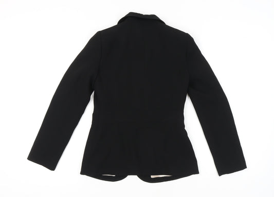 Papaya Women's Black Blazer, Size 8, Single Breasted