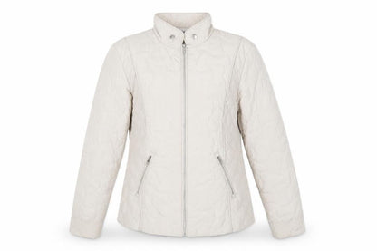 Womens UK Size 12 Classic Beige Quilted Coat
