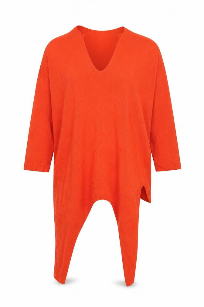 Womens UK Size 12 Marks and Spencer Orange Pullover Jumper