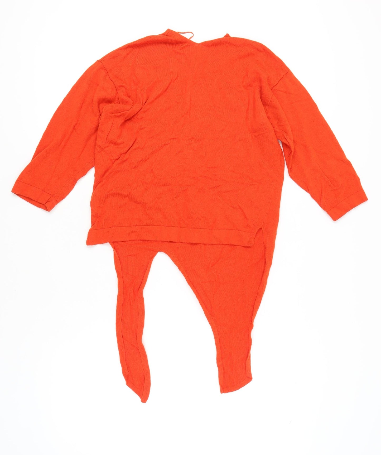 Womens UK Size 12 Marks and Spencer Orange Pullover Jumper