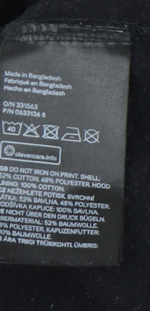 H&M Women's Black Pullover Hoodie Size M