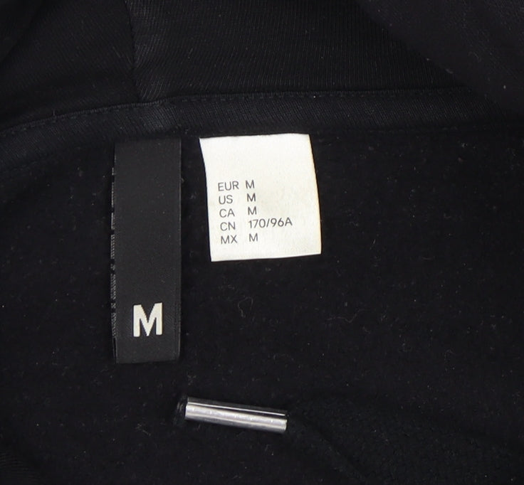H&M Women's Black Pullover Hoodie Size M