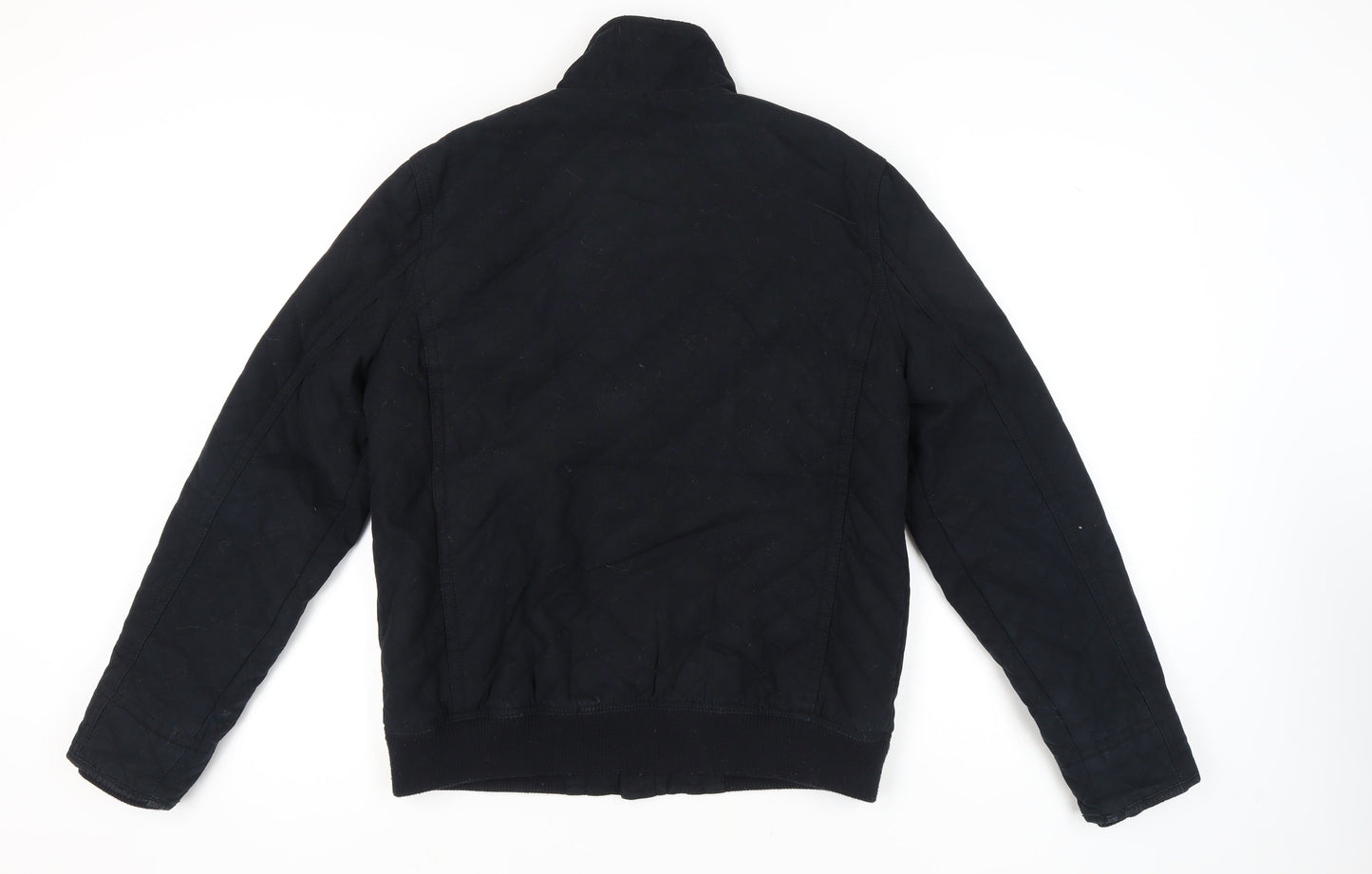 Mens UK Size M Matalan Black Basic Jacket