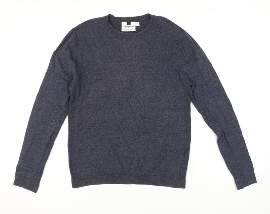 Topman Men's Grey Pullover Jumper M