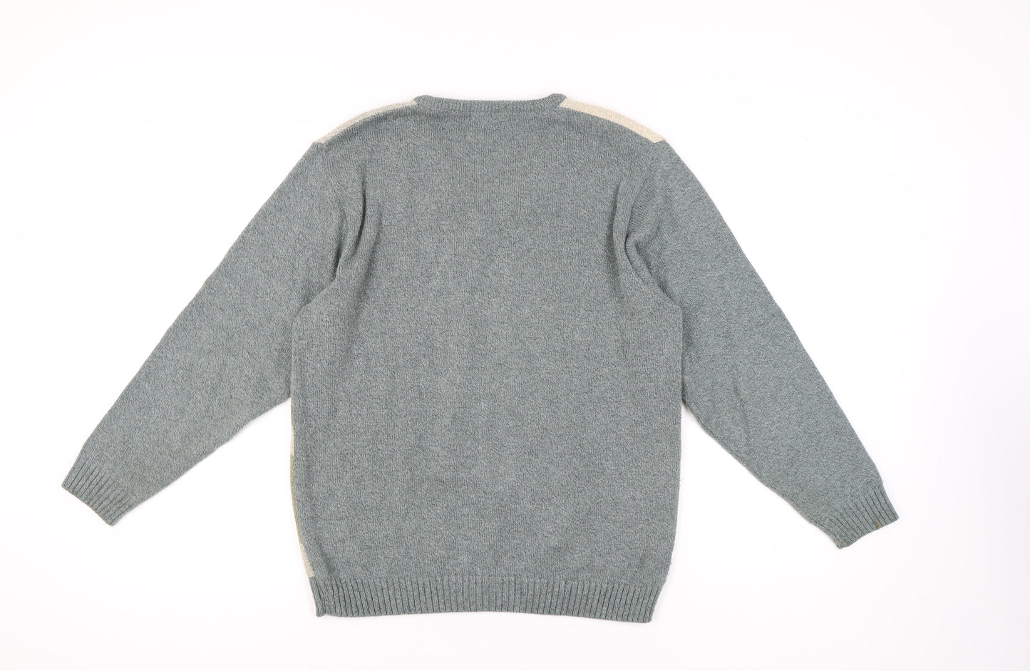 Mens UK Size S Essentials Multicoloured Pullover Jumper