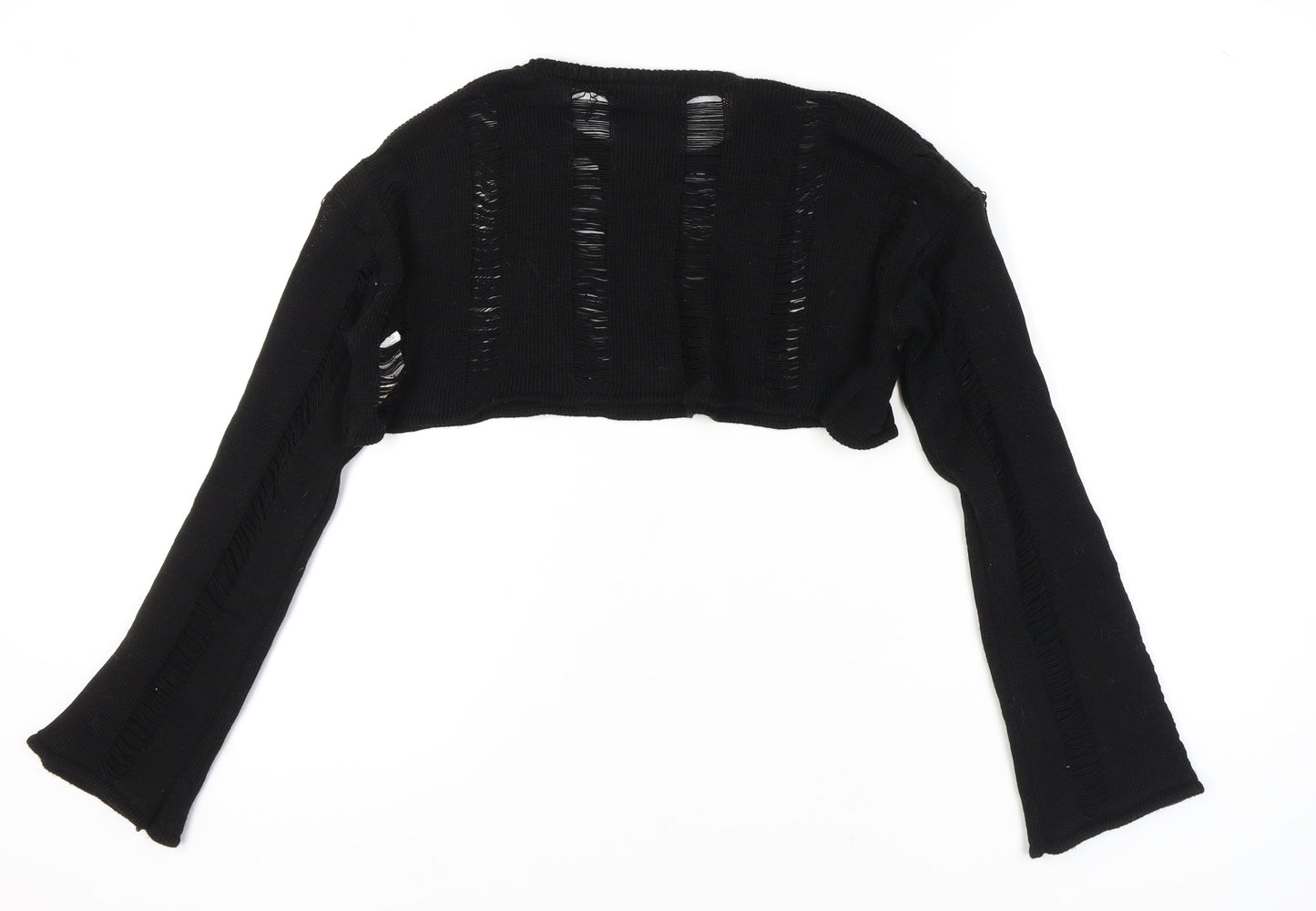 Womens UK Size M PRETTYLITTLETHING Black Pullover Jumper