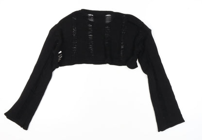 Womens UK Size M PRETTYLITTLETHING Black Pullover Jumper