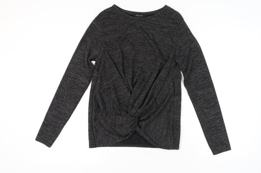 Womens UK Size 10 New Look Black Pullover Jumper