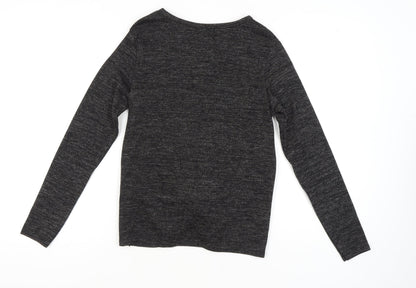Womens UK Size 10 New Look Black Pullover Jumper