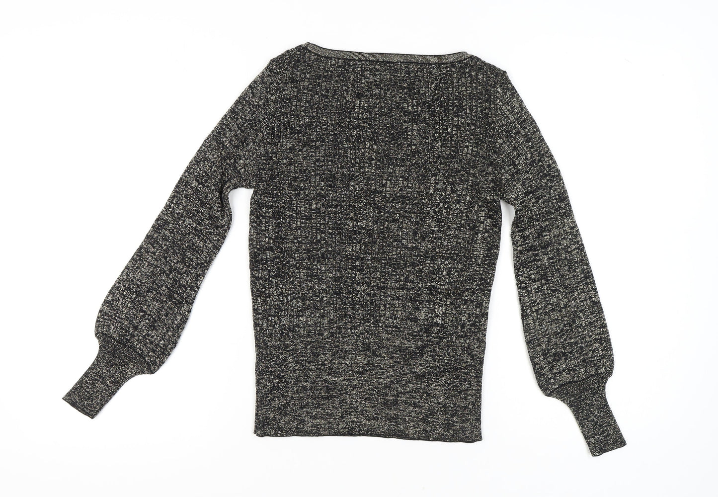 Womens UK Size S Marks and Spencer Black Pullover Jumper
