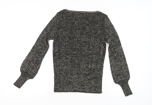 Womens UK Size S Marks and Spencer Black Pullover Jumper