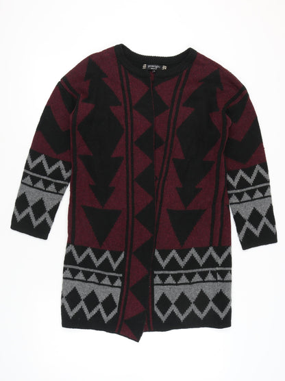 Principles Women's Multicoloured Geometric Cardigan Sz 12