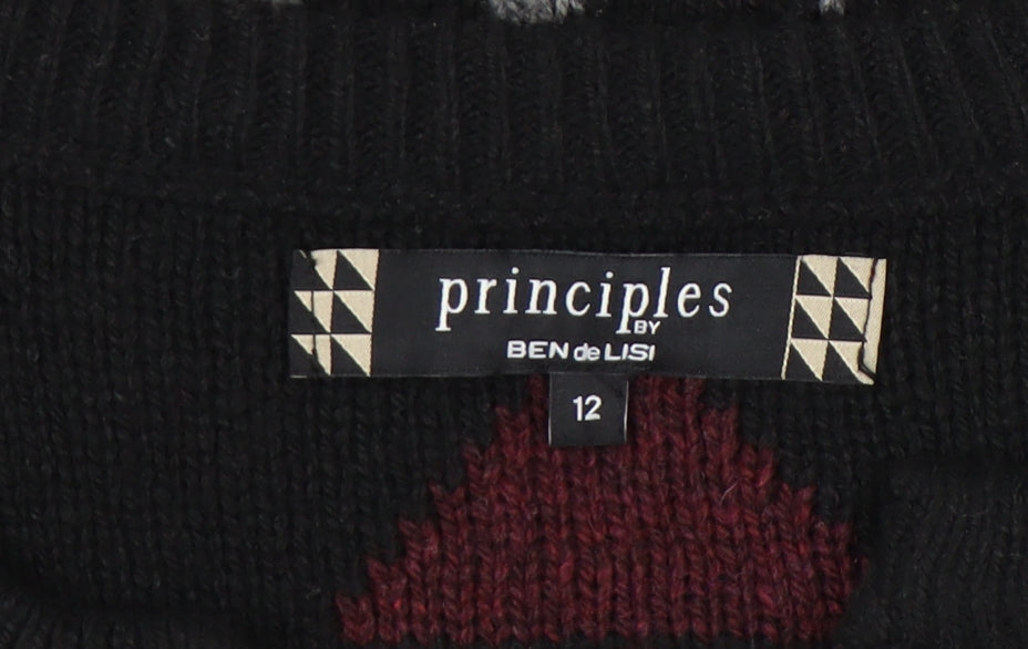 Principles Women's Multicoloured Geometric Cardigan Sz 12