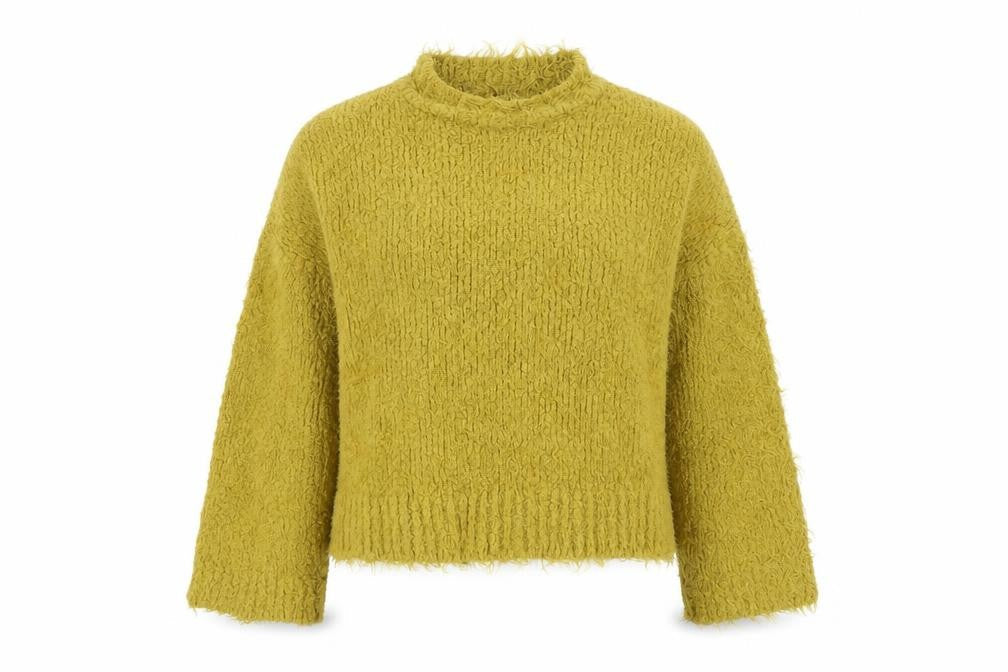 Womens UK Size M Sparkle & Fade Green Pullover Jumper