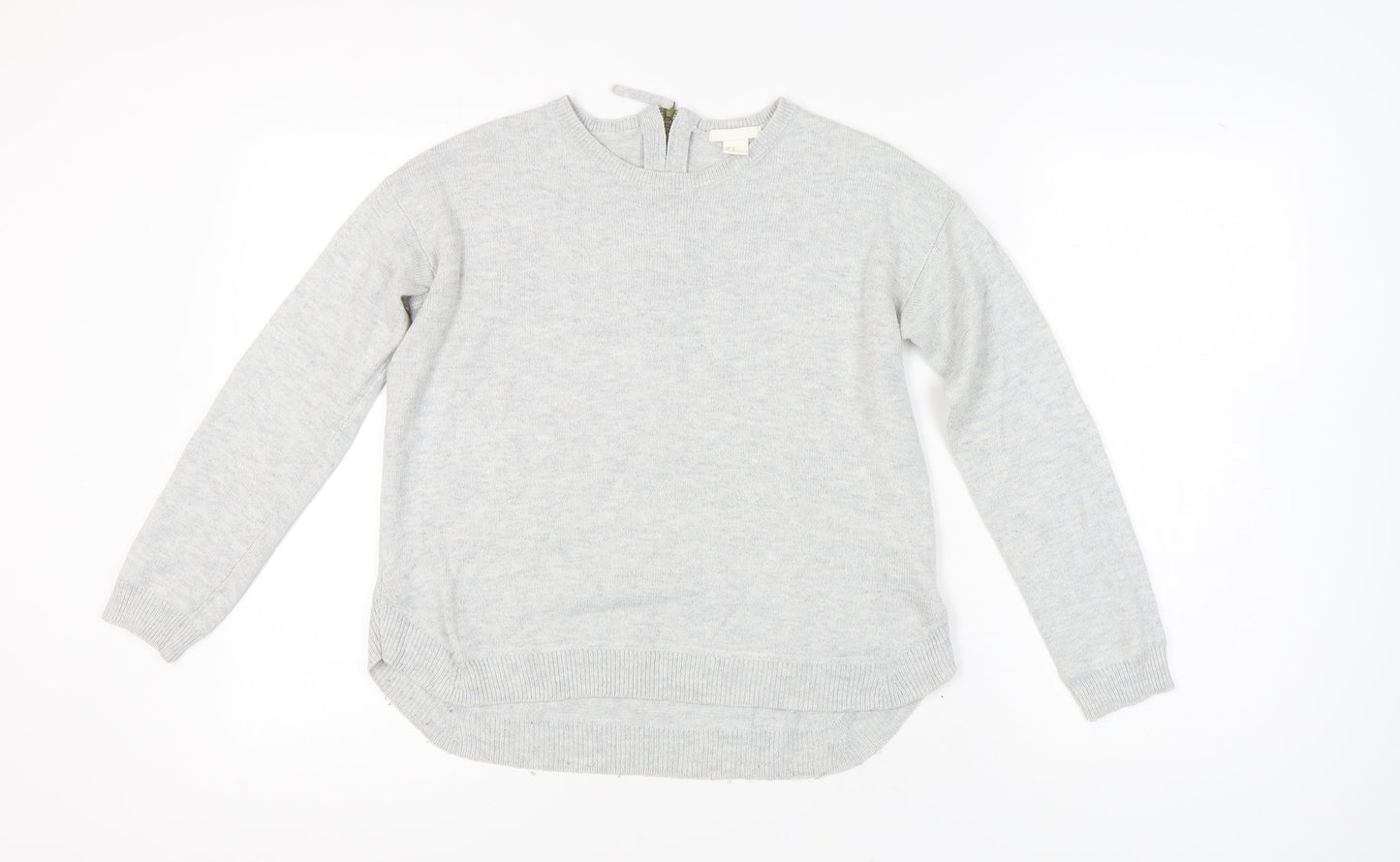 Womens UK Size XS H&M Grey Pullover Jumper
