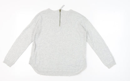 Womens UK Size XS H&M Grey Pullover Jumper