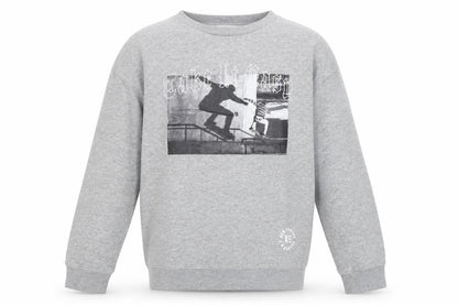 H&M Boys Grey Skateboarding Graphic Sweatshirt 12-13 Years