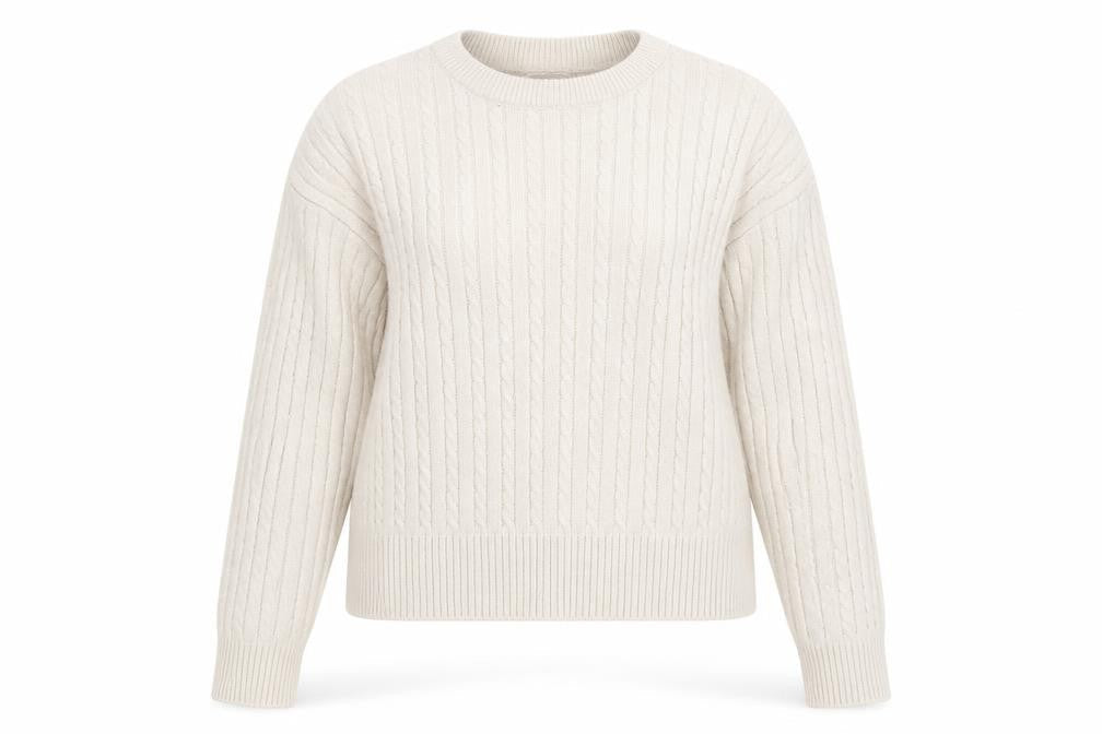 Womens UK Size M Cotton On Beige Pullover Jumper