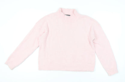 Womens UK Size L Select Pink Pullover Jumper