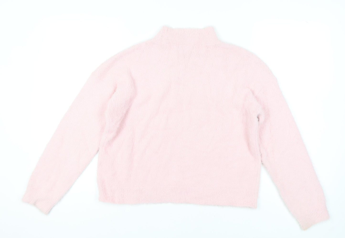 Womens UK Size L Select Pink Pullover Jumper