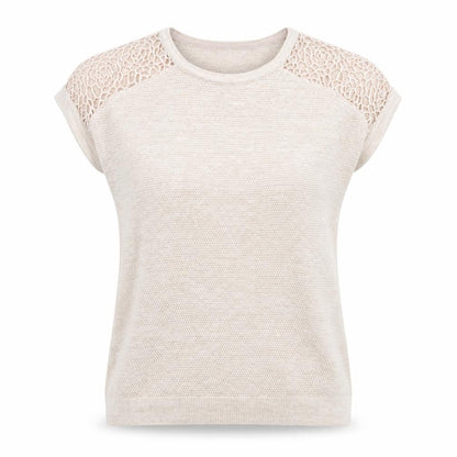 Womens UK Size 12 Dorothy Perkins Beige Pullover Jumper