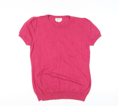 Womens UK Size 16 NEXT Pink Basic T-Shirt