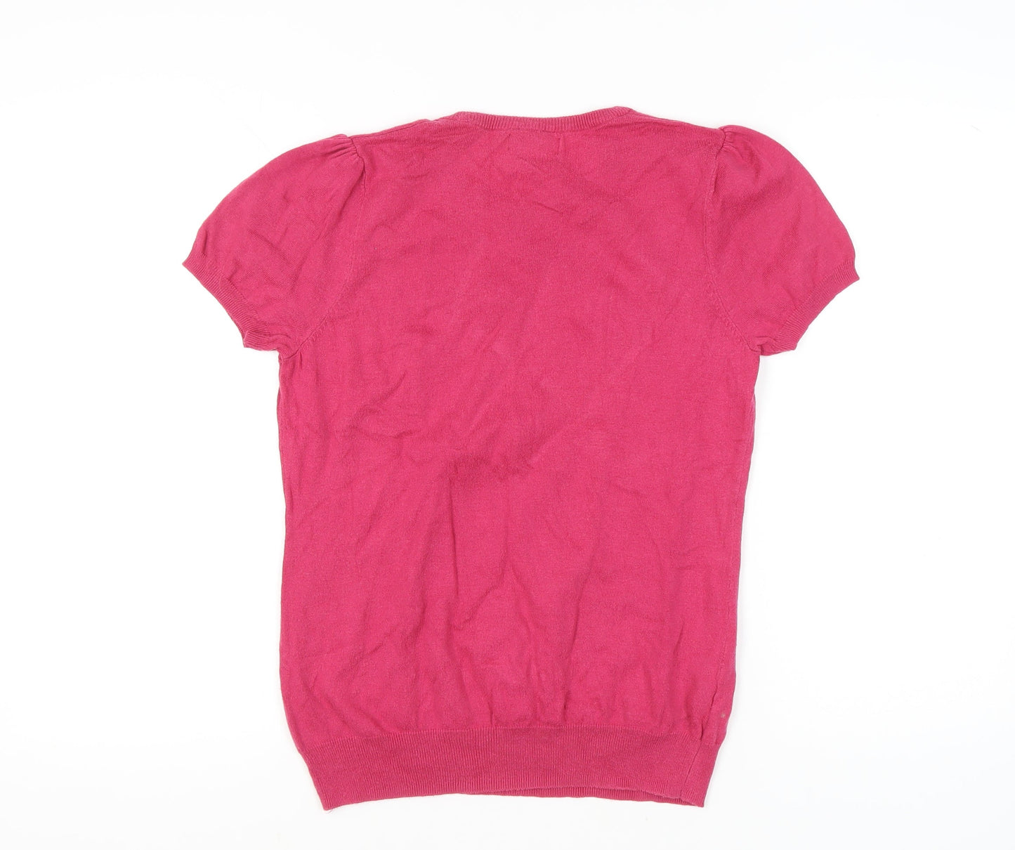Womens UK Size 16 NEXT Pink Basic T-Shirt